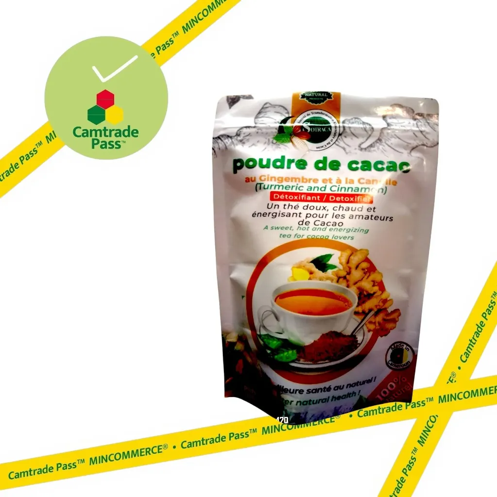 Poudre de cacao au gingembre 150g