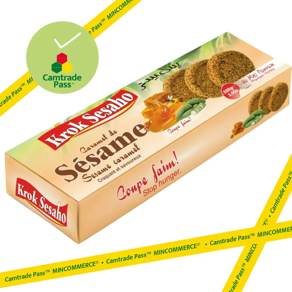 Krok Sesaho - Caramel de sésame au Miel Plantain